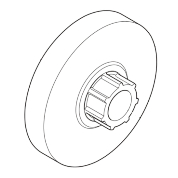 Kopplingstrumma 3/8 i gruppen  hos Gräsklipparbutiken (5460585-01)
