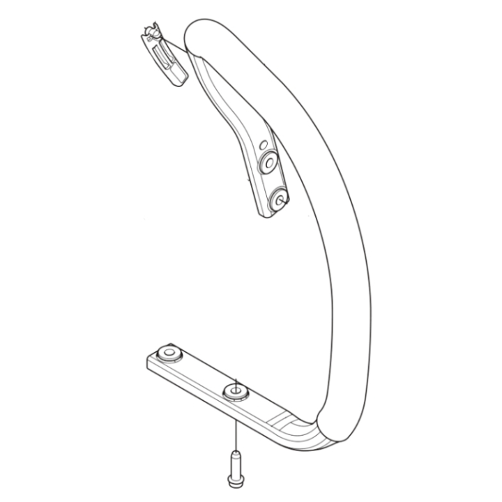 FRONT HANDLE ASSY 550IXPG i gruppen  hos Gräsklipparbutiken (5460597-02)