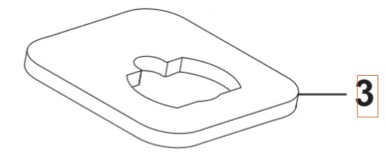Gasket Foam Motor Cover i gruppen  hos Gräsklipparbutiken (5460899-01)