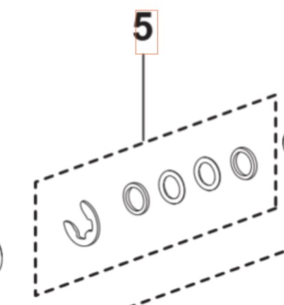 Gasket Adapter System Gaskets i gruppen  hos Gräsklipparbutiken (5460930-01)
