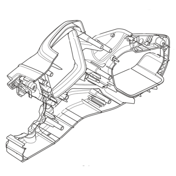CHASSIS RIGHT i gruppen  hos Gräsklipparbutiken (5461490-01)