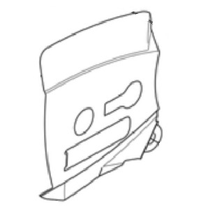 CHAIN GUIDE PLATE i gruppen  hos Gräsklipparbutiken (5462343-01)