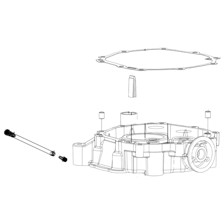 Crankcase Cover Kit i gruppen Reservdelar Gräsklippare / Reservdelar till Motorer / Reservdelar HS452AE (970710501) hos Gräsklipparbutiken (5462469-01)