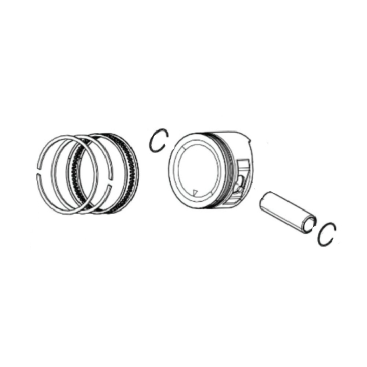 Piston Kit i gruppen  hos Gräsklipparbutiken (5464900-01)