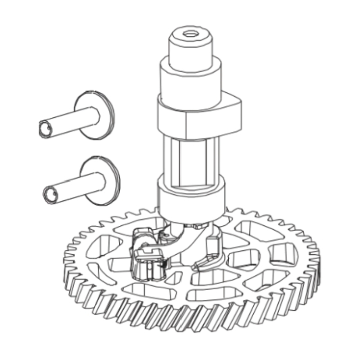 CAMSHAFT KIT i gruppen Reservdelar Gräsklippare / Reservdelar till Motorer / Reservdelar HS139A, HS139AE (970709801) hos Gräsklipparbutiken (5466545-01)