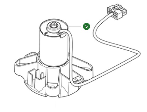 Klippmotor främre Gardena Sileno Max, Sileno Free i gruppen  hos Gräsklipparbutiken (5466779-02)