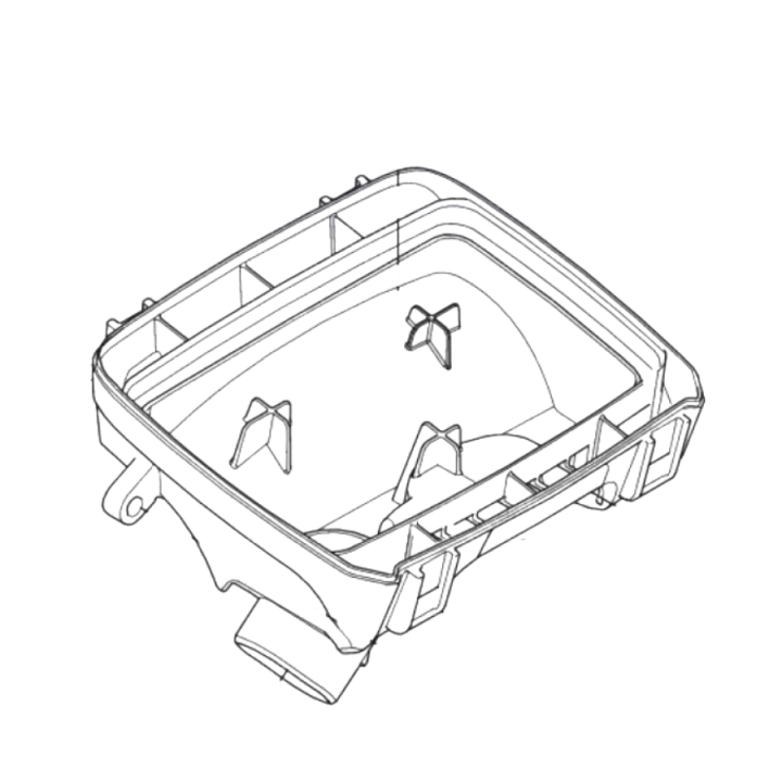 AIR FILTER HOLDER TOP MOUNT HU i gruppen  hos Gräsklipparbutiken (5468745-01)