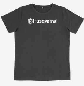 Husqvarna T-Shirt Mörkgrå, M i gruppen Skog och Trädgårdsprodukter / Husqvarna Kläder/Skyddsutrustning / Arbetskläder / Accessoarer hos Gräsklipparbutiken (5471428-50)