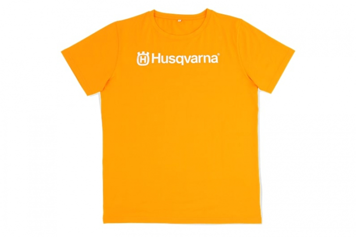 Husqvarna T-Shirt Orange i gruppen Skog och Trädgårdsprodukter / Husqvarna Kläder/Skyddsutrustning / Arbetskläder / Accessoarer hos Gräsklipparbutiken (5471431)