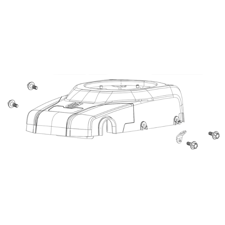 FAN COVER i gruppen Reservdelar Gräsklippare / Reservdelar till Motorer / Reservdelar HS546AE (970710601) hos Gräsklipparbutiken (5472793-01)