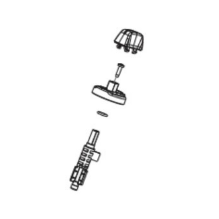 SWITCH KNOB AXLE AND O-RING i gruppen  hos Gräsklipparbutiken (5473679-01)