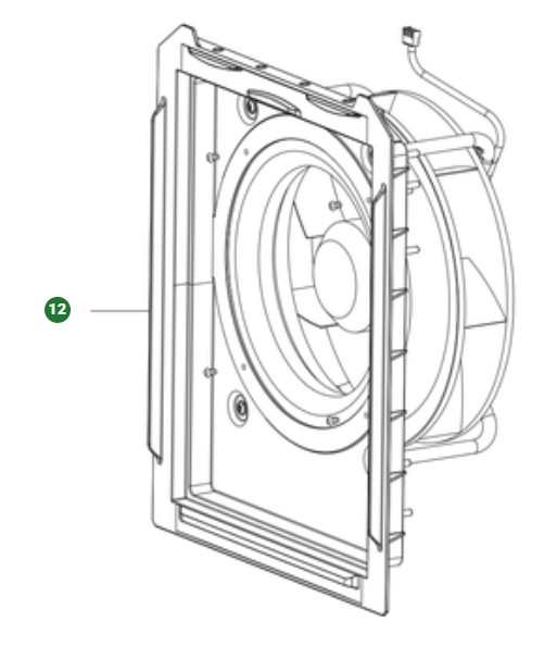 FAN MOTOR ASSY FAN KIT A 45 (1 i gruppen  hos Gräsklipparbutiken (5475711-02)