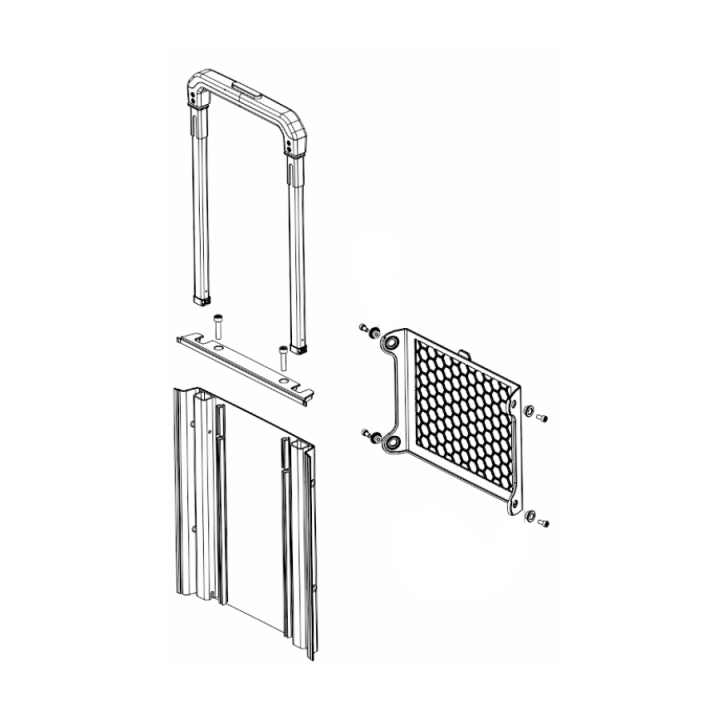 Backplate backside kit a 45 i gruppen hos Gräsklipparbutiken (5478735-01)