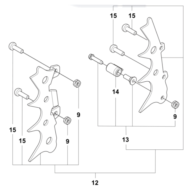 Barkstöd 564XP/XPG i gruppen  hos Gräsklipparbutiken (5480902-01)