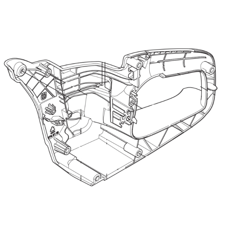 Handtag Bakre i gruppen hos Gräsklipparbutiken (5742118-01)