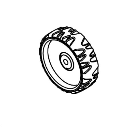 Hjul Kpl i gruppen Reservdelar Gräsklippare / Reservdelar McCulloch Gå-Bakom Gräsklippare / Reservdelar McCulloch M46-140R Classic+ hos Gräsklipparbutiken (5744509-02)