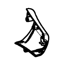 Nose Bullhorn Right Orang 5748107-05 i gruppen  hos Gräsklipparbutiken (5748107-05)