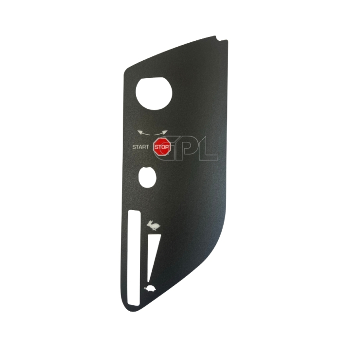Dekal kontrollpanel HST no choke i gruppen Reservdelar Gräsklippare / Reservdelar Husqvarna Rider / Reservdelar Rider 115C hos Gräsklipparbutiken (5752227-02)