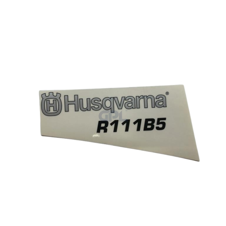 Dekal i gruppen Reservdelar Gräsklippare / Reservdelar Husqvarna Rider / Reservdelar Rider 111B5 hos Gräsklipparbutiken (5752531-01)