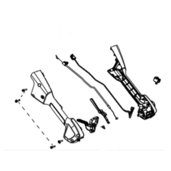 Gashandtag Assy i gruppen  hos Gräsklipparbutiken (5756711-01)
