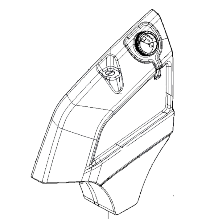 Bränsletank i gruppen Reservdelar Gräsklippare / Reservdelar Husqvarna Rider / Reservdelar Husqvarna P525D hos Gräsklipparbutiken (5757187-01)