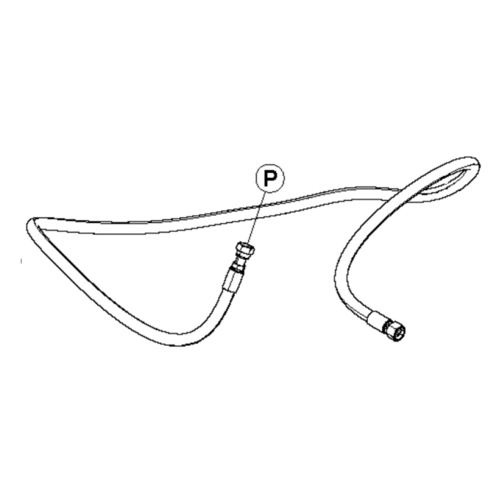 Hydraulslang i gruppen Reservdelar Gräsklippare / Reservdelar Husqvarna Rider / Reservdelar Husqvarna P525DX hos Gräsklipparbutiken (5758751-01)