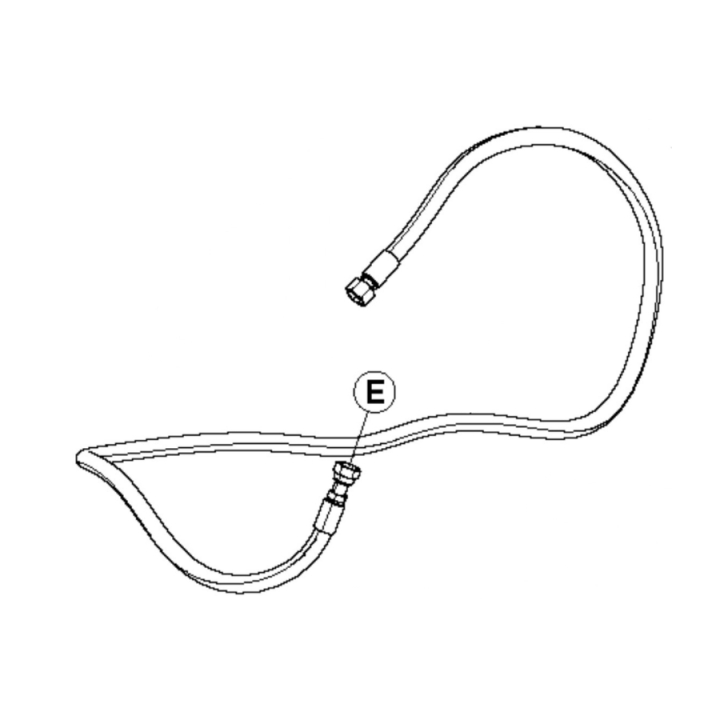 Hydraulslang i gruppen Reservdelar Gräsklippare / Reservdelar Husqvarna Rider / Reservdelar Husqvarna P525D hos Gräsklipparbutiken (5758754-01)