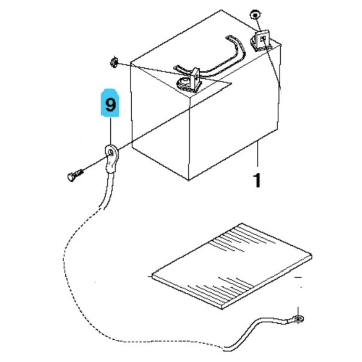 Kabel i gruppen Reservdelar Gräsklippare / Reservdelar Jonsered Åkgräsklippare / Reservdelar Jonsered FR 2216FA2 4x4 hos Gräsklipparbutiken (5761838-02)