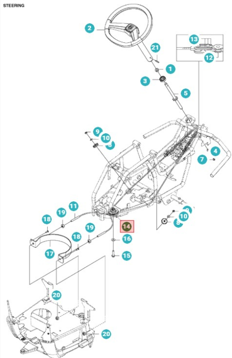 Remhjul i gruppen Reservdelar Gräsklippare / Reservdelar Jonsered Åkgräsklippare / Reservdelar Jonsered FR 2312 MA hos Gräsklipparbutiken (5764925-02)