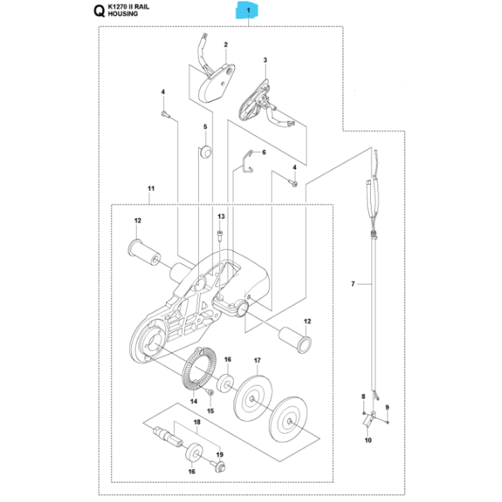 Bearing Housing Assy i gruppen  hos Gräsklipparbutiken (5766657-11)
