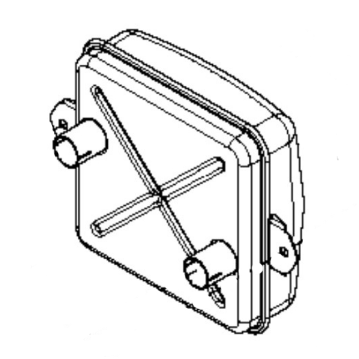 Ljuddämpare Kpl i gruppen Reservdelar Gräsklippare / Reservdelar Husqvarna Rider / Reservdelar Husqvarna P524 hos Gräsklipparbutiken (5774069-01)