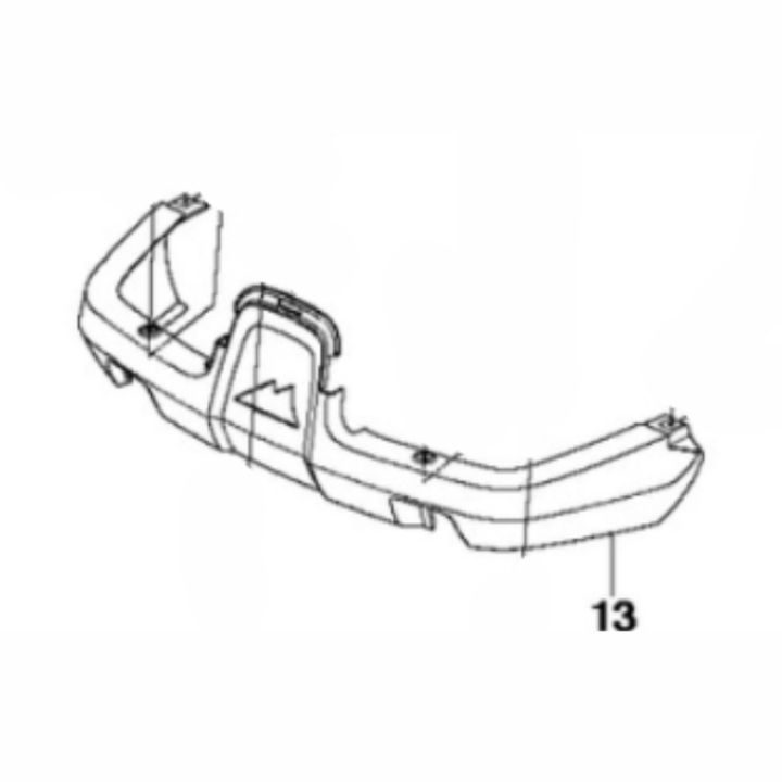 Kåpa i gruppen Reservdelar Gräsklippare / Reservdelar McCulloch Åkgräsklippare / Reservdelar McCulloch M125-97FH hos Gräsklipparbutiken (5775461-01)