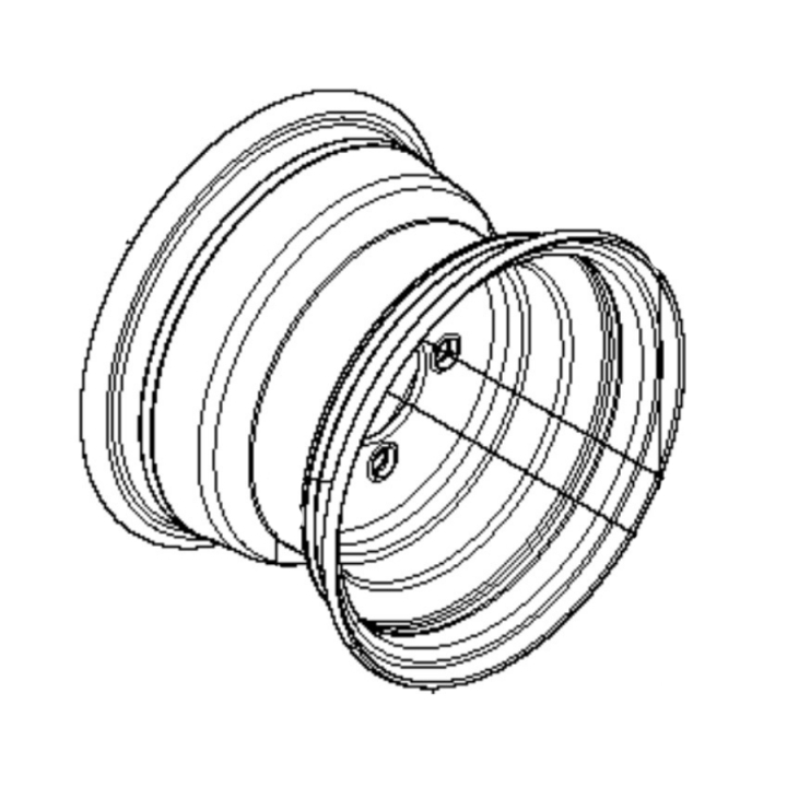 Fälg i gruppen Reservdelar Gräsklippare / Reservdelar Husqvarna Rider / Reservdelar Husqvarna P524 EFI hos Gräsklipparbutiken (5775895-01)