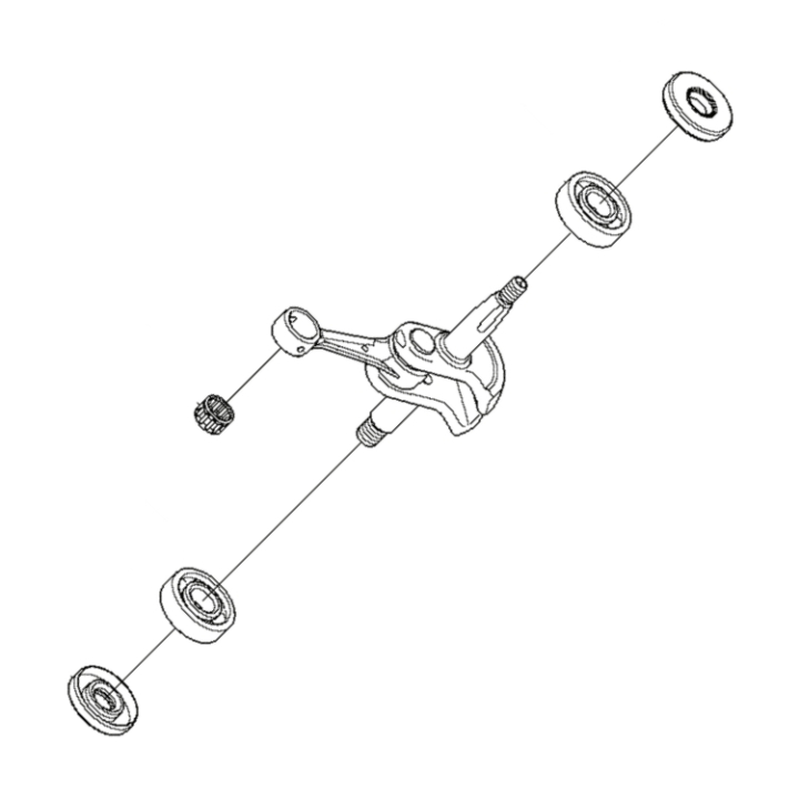Vevaxel i gruppen  hos Gräsklipparbutiken (5776700-01)
