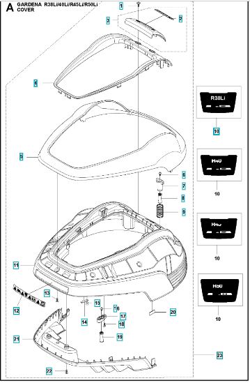 Body System R50Li i gruppen hos Gräsklipparbutiken (5779553-08)