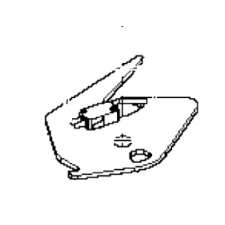 Spärrhake Kompl i gruppen Reservdelar Gräsklippare / Reservdelar Husqvarna Rider / Reservdelar Rider 112iC hos Gräsklipparbutiken (5783838-02)