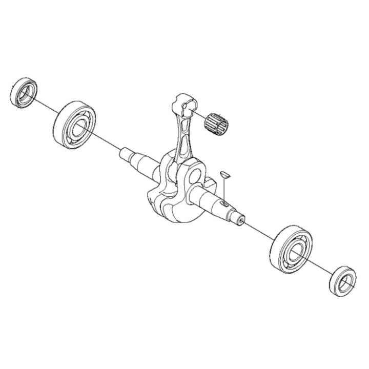 Vevaxel,Kpl i gruppen  hos Gräsklipparbutiken (5783851-01)