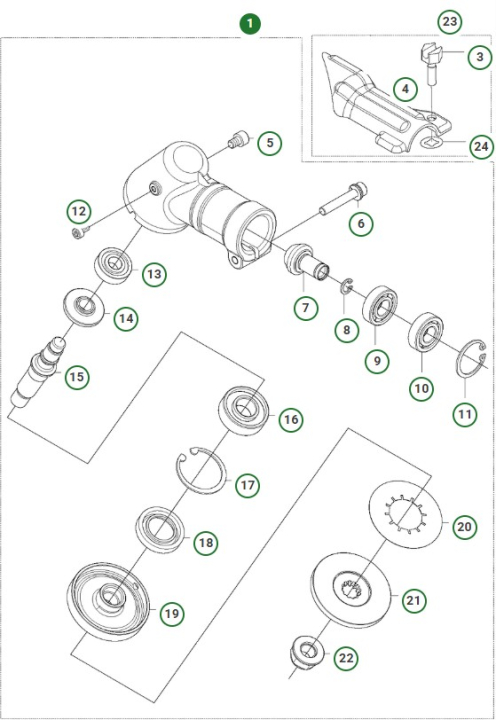 GEAR CASE ASSY i gruppen  hos Gräsklipparbutiken (5790762-02)