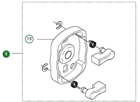Remskiva i gruppen  hos Gräsklipparbutiken (5791111-01)