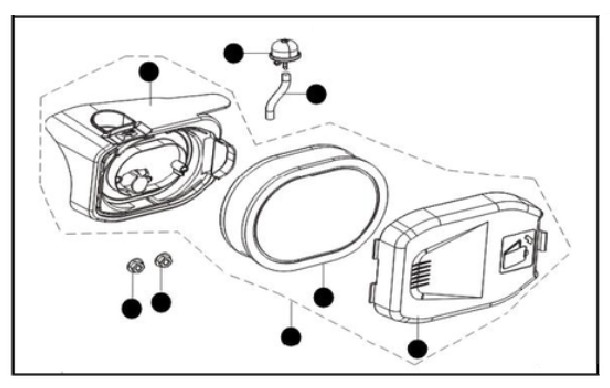 Luftfilter Kit i gruppen Reservdelar Gräsklippare / Reservdelar McCulloch Gå-Bakom Gräsklippare / Reservdelar McCulloch M56-150WF hos Gräsklipparbutiken (5798290-10)