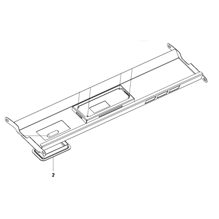 Innerbelysning i gruppen Reservdelar Gräsklippare / Reservdelar Husqvarna Rider / Reservdelar Husqvarna P525DX hos Gräsklipparbutiken (5798629-01)