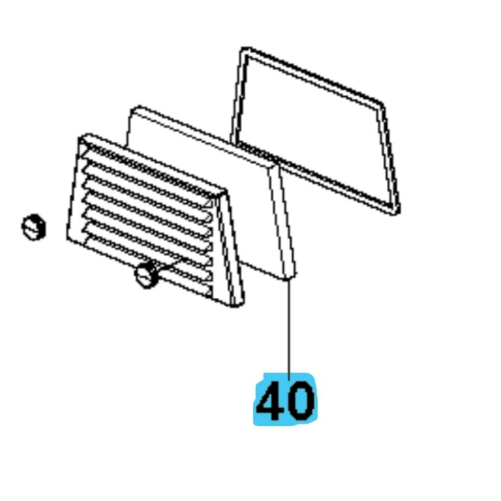 Luftfilter i gruppen Reservdelar Gräsklippare / Reservdelar Husqvarna Rider / Reservdelar Husqvarna P525DX hos Gräsklipparbutiken (5798723-01)