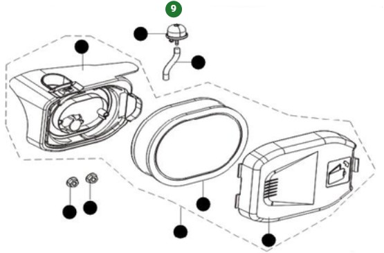 Fuel Tank 50 State.2.7L Sk2082 i gruppen  hos Gräsklipparbutiken (5803527-01)