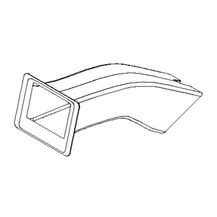 CHUTE TEX CRD GEN II UPPER 108 i gruppen Reservdelar Gräsklippare / Reservdelar Husqvarna Traktorer / ➤ TC modeller / Reservdelar Husqvarna TC 242 TX hos Gräsklipparbutiken (5814541-04)