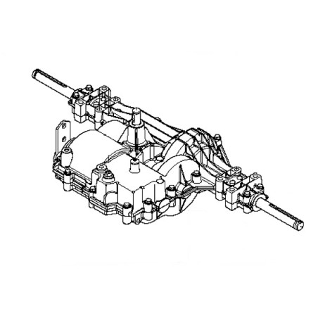 Växellåda TRANSAXLE MST 205-584 5 SPEED i gruppen Reservdelar Gräsklippare / Reservdelar Husqvarna Rider / Reservdelar Rider 112C5 hos Gräsklipparbutiken (5818479-01)
