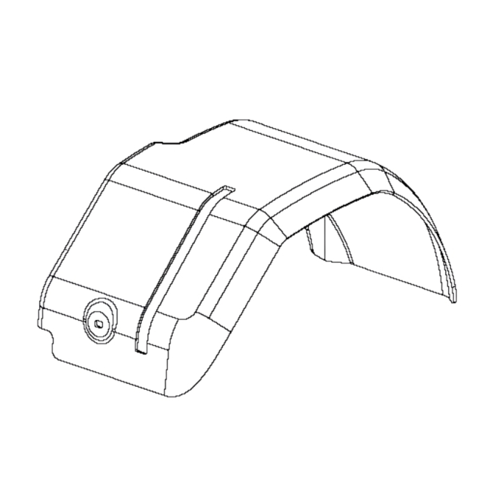 Skydd i gruppen Reservdelar Gräsklippare / Reservdelar Husqvarna Rider / Reservdelar Husqvarna P525DX hos Gräsklipparbutiken (5819849-01)
