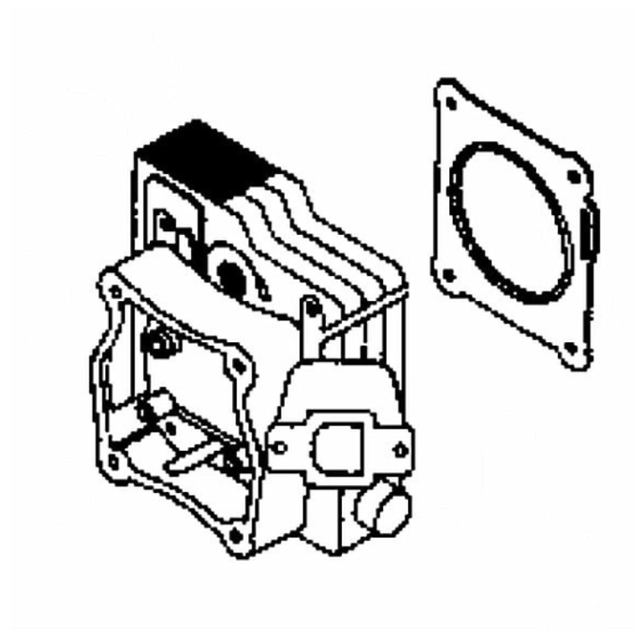 Cylinder Head Lct.208Cc.Epa Ii i gruppen Reservdelar Gräsklippare / Reservdelar till Motorer / Reservdelar LCT PW2HK18650178Y hos Gräsklipparbutiken (5820457-01)