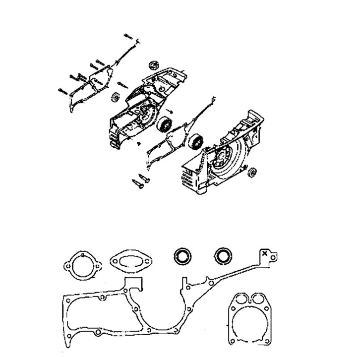 Crankcase Kit Spare Part K1270 i gruppen  hos Gräsklipparbutiken (5824150-04)