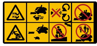 Start/Varningsdekal P525D&P520 i gruppen Reservdelar Gräsklippare / Reservdelar Husqvarna Rider / Reservdelar Husqvarna PT 26D hos Gräsklipparbutiken (5825700-05)