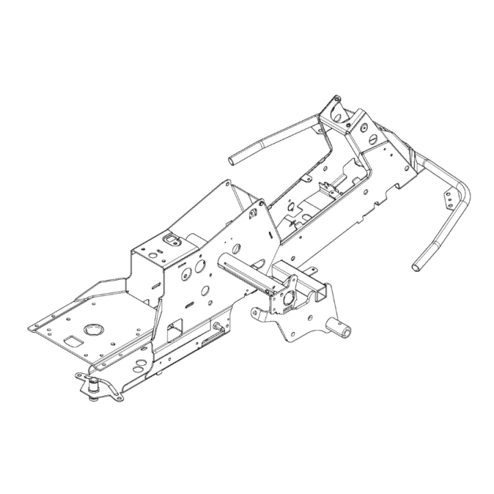 Chassis 2Wd Black i gruppen Reservdelar Gräsklippare / Reservdelar McCulloch Åkgräsklippare / Reservdelar McCulloch M125-94FH hos Gräsklipparbutiken (5827581-03)